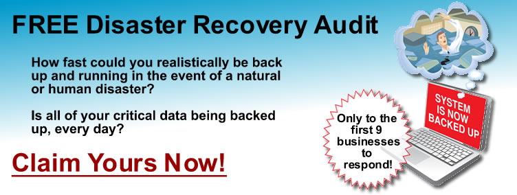 Free Disaster Recovery Audit (click for more inf)